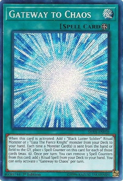 Gateway to Chaos [SHVA-EN058] Secret Rare | Exor Games Summserside