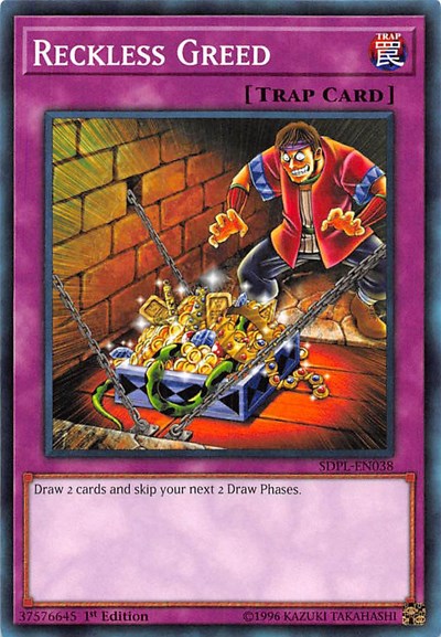Reckless Greed [SDPL-EN038] Common | Exor Games Summserside