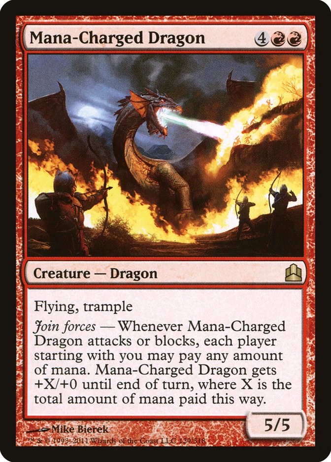 Mana-Charged Dragon [Commander 2011] | Exor Games Summserside