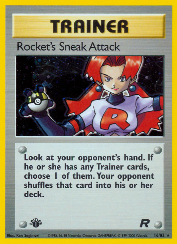 Rocket's Sneak Attack (16/82) [Team Rocket 1st Edition] | Exor Games Summserside