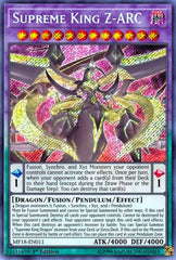 Supreme King Z-ARC [MP18-EN011] Secret Rare | Exor Games Summserside