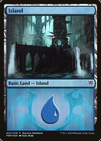 Island - Dimir (A01) [GRN Ravnica Weekend] | Exor Games Summserside