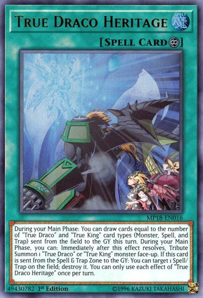 True Draco Heritage [MP18-EN016] Ultra Rare | Exor Games Summserside