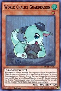 World Chalice Guardragon [MP18-EN047] Ultra Rare | Exor Games Summserside