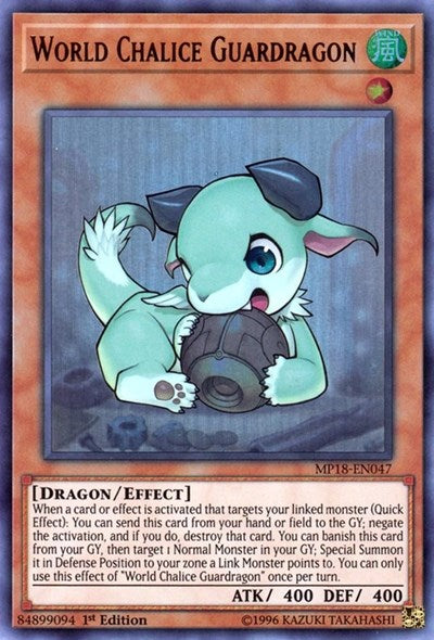 World Chalice Guardragon [MP18-EN047] Ultra Rare | Exor Games Summserside