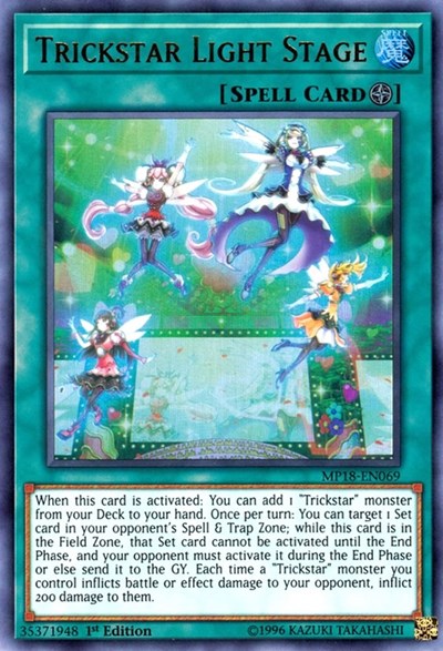 Trickstar Light Stage [MP18-EN069] Ultra Rare | Exor Games Summserside