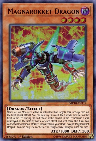 Magnarokket Dragon [MP18-EN112] Ultra Rare | Exor Games Summserside