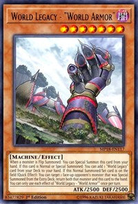 World Legacy - "World Armor" [MP18-EN117] Rare | Exor Games Summserside
