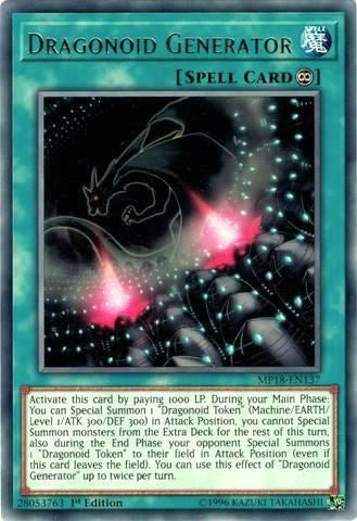 Dragonoid Generator [MP18-EN137] Rare | Exor Games Summserside