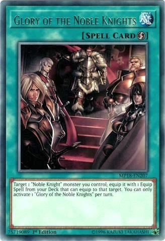 Glory of the Noble Knights [MP18-EN207] Rare | Exor Games Summserside