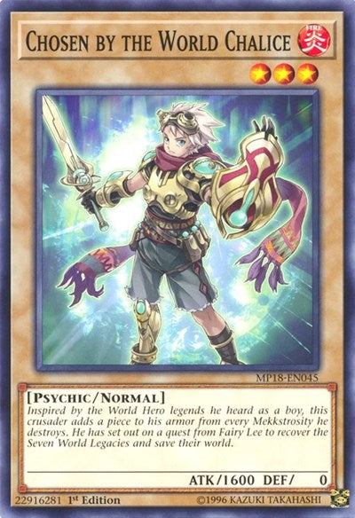 Chosen by the World Chalice [MP18-EN045] Common | Exor Games Summserside