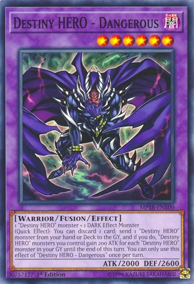 Destiny HERO - Dangerous [MP18-EN100] Common | Exor Games Summserside