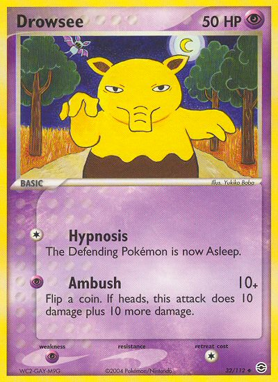 Drowzee (32/112) [EX: FireRed & LeafGreen] | Exor Games Summserside