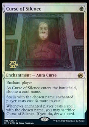 Curse of Silence [Innistrad: Midnight Hunt Prerelease Promos] | Exor Games Summserside