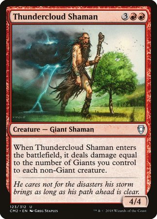 Thundercloud Shaman [Commander Anthology Volume II] | Exor Games Summserside