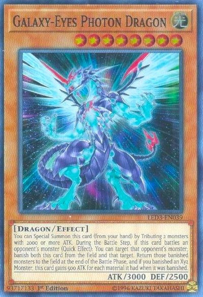 Galaxy-Eyes Photon Dragon [LED3-EN039] Super Rare | Exor Games Summserside