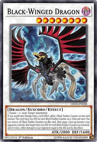 Black-Winged Dragon [LED3-EN028] Common | Exor Games Summserside