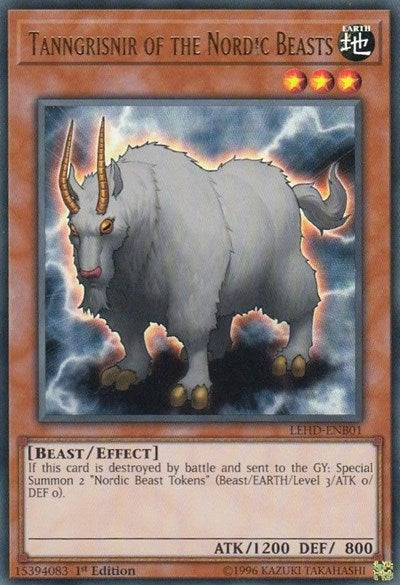 Tanngrisnir of the Nordic Beasts (UR) [LEHD-ENB01] Ultra Rare | Exor Games Summserside