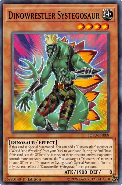 Dinowrestler Systegosaur [SOFU-EN008] Common | Exor Games Summserside