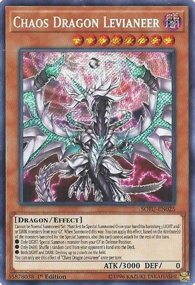 Chaos Dragon Levianeer [SOFU-EN025] Secret Rare | Exor Games Summserside