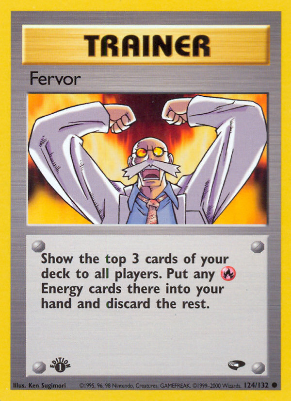 Fervor (124/132) [Gym Challenge 1st Edition] | Exor Games Summserside