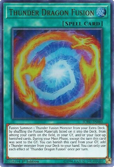 Thunder Dragon Fusion [SOFU-EN060] Ultra Rare | Exor Games Summserside