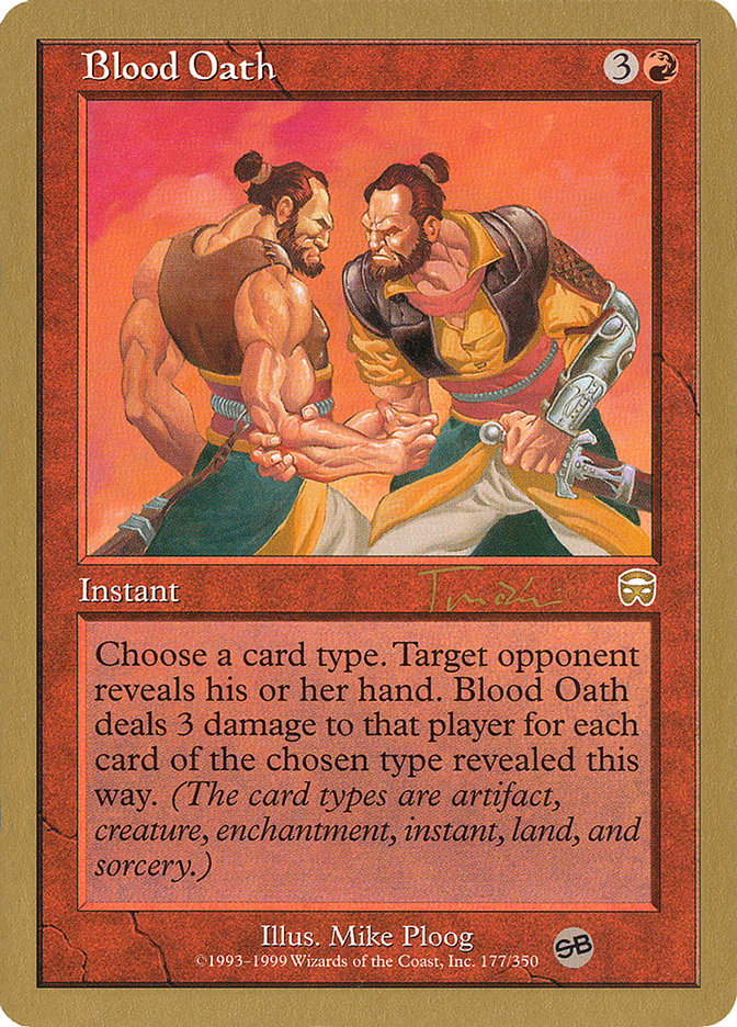 Blood Oath (Jan Tomcani) (SB) [World Championship Decks 2001] | Exor Games Summserside