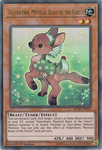 Valerifawn, Mystical Beast of the Forest [AC18-EN019] Ultra Rare | Exor Games Summserside