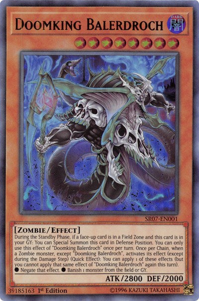 Doomking Balerdroch [SR07-EN001] Ultra Rare | Exor Games Summserside