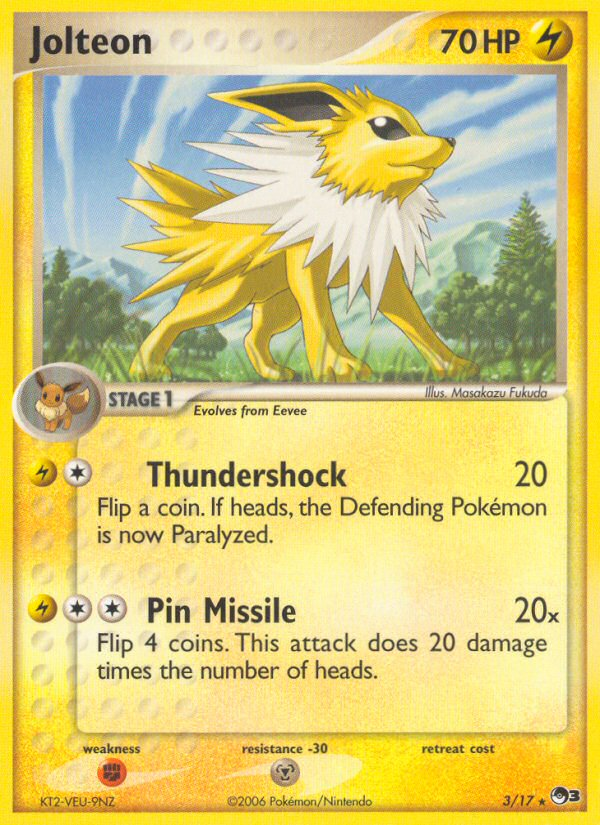 Jolteon (3/17) [POP Series 3] | Exor Games Summserside