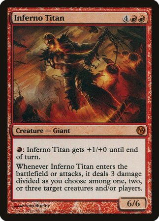 Inferno Titan [Duels of the Planeswalkers 2011 Promos ] | Exor Games Summserside