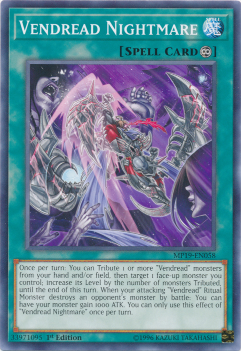 Vendread Nightmare [MP19-EN058] Common | Exor Games Summserside