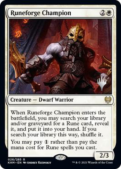 Runeforge Champion [Kaldheim Promo Pack] | Exor Games Summserside
