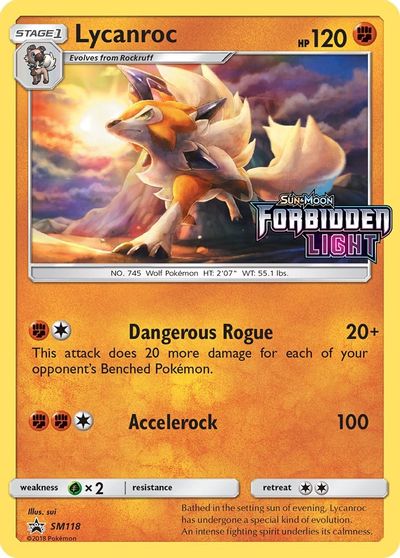 Lycanroc (SM118) (Prerelease Promo) [Sun & Moon: Black Star Promos] | Exor Games Summserside