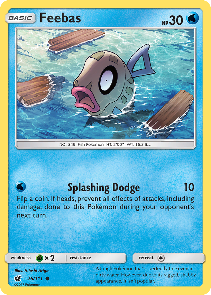 Feebas (26/111) [Sun & Moon: Crimson Invasion] | Exor Games Summserside