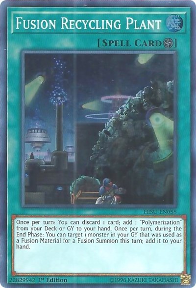 Fusion Recycling Plant [HISU-EN058] Super Rare | Exor Games Summserside