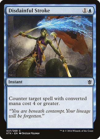 Disdainful Stroke [Khans of Tarkir] | Exor Games Summserside
