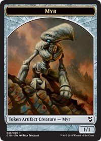 Myr (023) // Thopter (025) Double-sided Token [Commander 2018 Tokens] | Exor Games Summserside