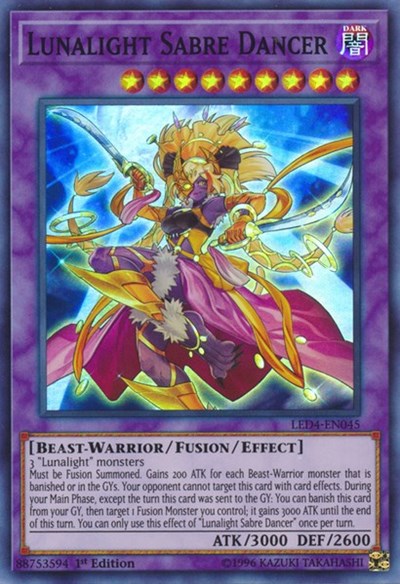 Lunalight Sabre Dancer [LED4-EN045] Super Rare | Exor Games Summserside