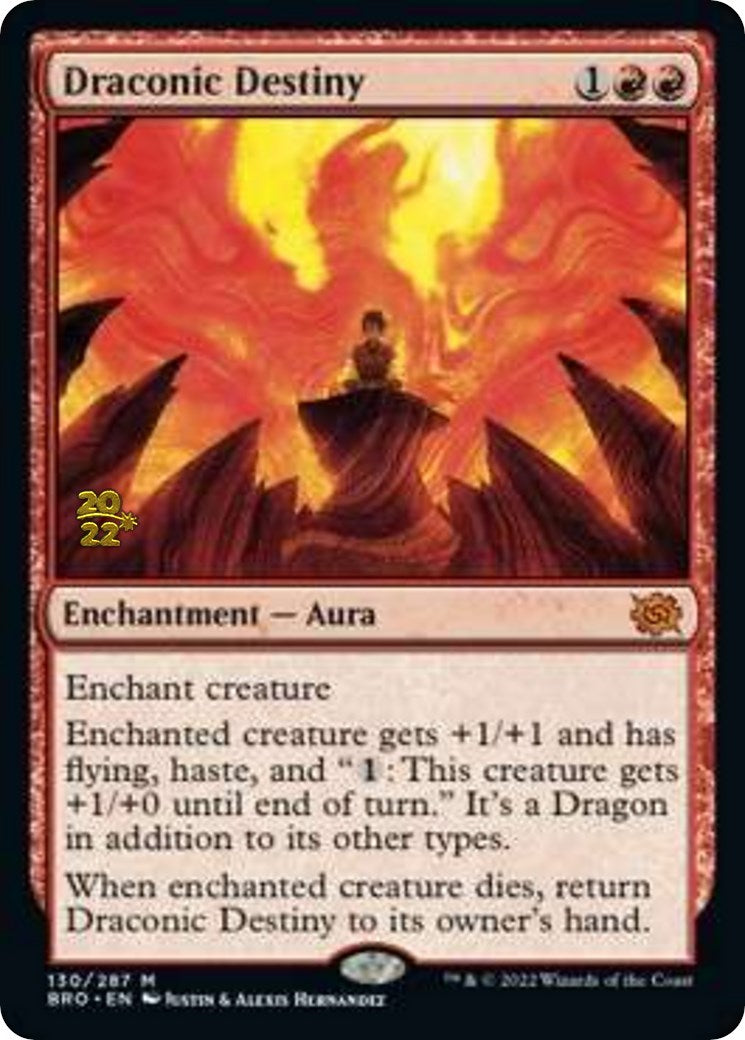 Draconic Destiny [The Brothers' War: Prerelease Promos] | Exor Games Summserside
