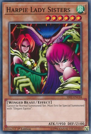 Harpie Lady Sisters [SS02-ENC04] Common | Exor Games Summserside