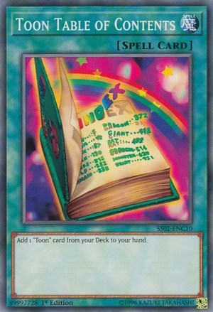 Toon Table of Contents [SS01-ENC10] Common | Exor Games Summserside