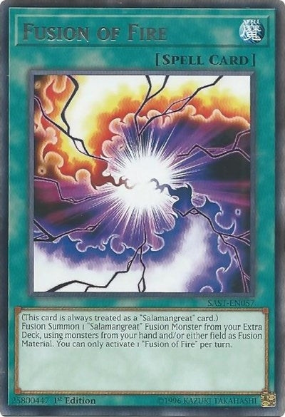 Fusion of Fire [SAST-EN057] Rare | Exor Games Summserside