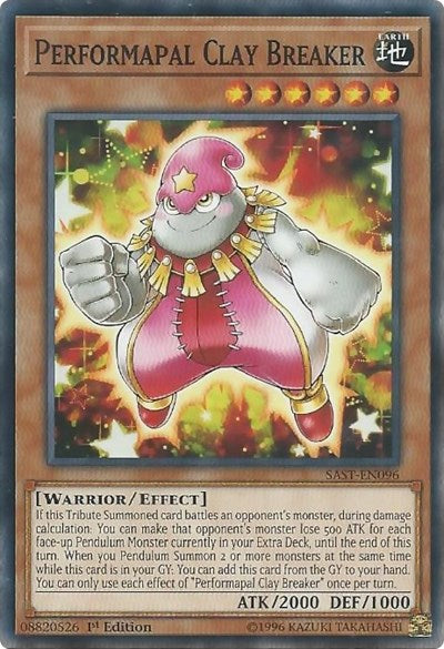 Performapal Clay Breaker [SAST-EN096] Common | Exor Games Summserside
