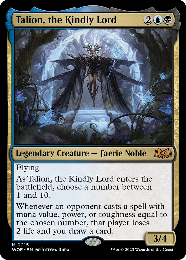 Talion, the Kindly Lord [Wilds of Eldraine] | Exor Games Summserside