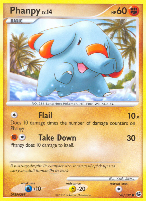 Phanpy (98/132) [Diamond & Pearl: Secret Wonders] | Exor Games Summserside