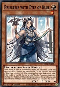Priestess with Eyes of Blue [LDS2-EN007] Common | Exor Games Summserside