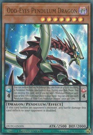 Odd-Eyes Pendulum Dragon [DUPO-EN105] Ultra Rare | Exor Games Summserside