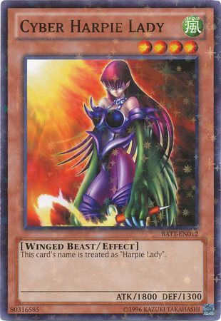 Cyber Harpie Lady [BATT-EN012] Starfoil Rare | Exor Games Summserside