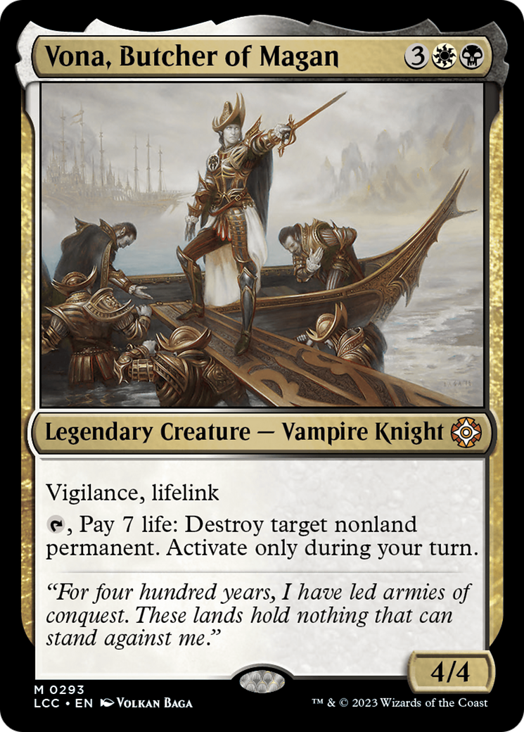 Vona, Butcher of Magan [The Lost Caverns of Ixalan Commander] | Exor Games Summserside